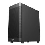 Gabinete Gamer Redragon Aeroglass Mid Tower Preto - CA-602B