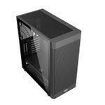 Gabinete Gamer Redragon Aeroglass Mid Tower Preto - CA-602B