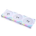 Kit 3x Cooler Lian Li Uni Fan SL120 V2 RGB 120mm 2000RPM Branco - UF-SL120V2-3W