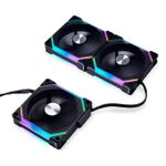 Kit 3x Cooler Lian Li Uni Fan SL120 V2 RGB 120mm 2000RPM Preto - UF-SL120V2-3B