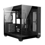 Gabinete Gamer Redragon Wideload Lite Mid Tower Preto - CA-604B