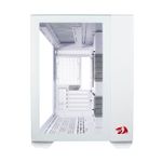 Gabinete Gamer Lian Li Redragon O11 Dynamic Mini Branco - O11DMINI-RD-W