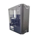 Gabinete Gamer De Leon Gunner Mid Tower Preto - DL-MD-GN-BK