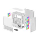 Gabinete Gamer DeepCool CH560 Digital WH 4 FANs RGB Mid Tower Branco - R-CH560-WHAPE4D-G-1