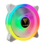 Kit 4x Cooler Gamdias Aeolus M2 1204R RGB 120mm Branco - AEOLUS M2-1204R WH