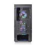 Gabinete Gamer Thermaltake S200TG Preto c/ 4x FAN ARGB + Fonte 650W 80+ Bronze - CA-3X2-65M1WZ-00
