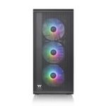 Gabinete Gamer Thermaltake S200TG Preto c/ 4x FAN ARGB + Fonte 650W 80+ Bronze - CA-3X2-65M1WZ-00