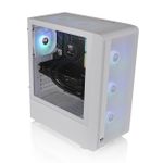 Gabinete Gamer Thermaltake S200 TG Branco c/ 4x FAN ARGB + Fonte 650W 80+ Bronze - CA-3X2-65M6WZ-00