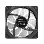 Kit 3x Cooler DeepCool RF120 FS Preto LED 3 Cores - DP-FLED3-RF120FS-3P