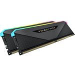 Memória Corsair Vengeance RGB RT 16GB (2x8GB) DDR4 3200MHz Preto - CMN16GX4M2Z3200C18