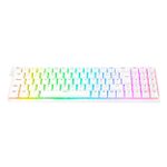 Teclado Mecanico Redragon Gamer Ashe Pro Branco- RGB - Switch Marrom - K626P-KBS-W (PT-BROWN) 