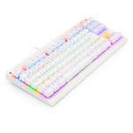 Teclado Mecanico Gamer Redragon Dark Avenger RGB Switch Marrom Branco - K568W-R (PT-BROWN)