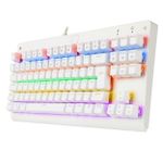 Teclado Mecanico Gamer Redragon Dark Avenger RGB Switch Marrom Branco - K568W-R (PT-BROWN)