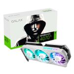 Placa de Video Galax RTX 4070 Ti EX Gamer White 1-Click OC V2 - 12GB GDDR6X - 47IOM7MD8KWE