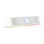 Caixa de Som Gamer Soundbar Redragon Adiemus RGB Branco – GS560W