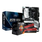 KIT AMD - Processador AMD Ryzen 7 5700X + Placa Mãe ASRock X570 + Memória RAM Patriot 32GB 3200MHz DDR4