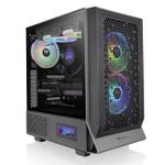 Gabinete Gamer Thermaltake Ceres 300 TG c/ 3x FAN ARGB Mid Tower Preto - CA-1Y2-00M1WN-00