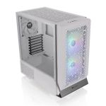Gabinete Gamer Thermaltake Ceres 300 TG c/ 3x FAN ARGB Mid Tower Branco - CA-1Y2-00M6WN-00