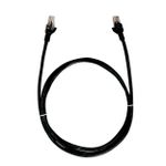 Cabo de Rede PlusCable Patch Cord 2,5m Cat.6 Ethernet RJ45 Preto – PC-ETH6U25BK
