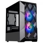Gabinete Gamer Cooler Master MasterBox TD300 Mesh Preto Mid Tower - TD300-KGNN-S00