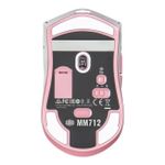 Mouse Gamer Sem Fio Cooler Master MM712 Sakura Edition 19000 DPI Branco - MM-712-WWOH2