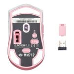 Mouse Gamer Sem Fio Cooler Master MM712 Sakura Edition 19000 DPI Branco - MM-712-WWOH2