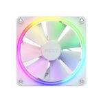 Kit 3x Cooler NZXT F120RGB DUO 120mm RGB c/ Controladora Branco - RF-D12TF-W1