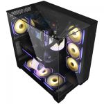 Gabinete Gamer Lian Li O11 Vision Mid-Tower Preto - O11VX BLACK