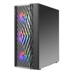 Gabinete Gamer Antec NX291 Mid Tower c/ 3 FANs (RGB Fixo) Preto