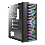 Gabinete Gamer Antec NX291 Mid Tower c/ 3 FANs (RGB Fixo) Preto