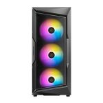 Gabinete Gamer Antec AX61 Elite c/ 4 Fans ARGB - Mid Tower - Preto - AX61-ELITE