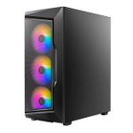 Gabinete Gamer Antec AX61 Elite c/ 4 Fans ARGB - Mid Tower - Preto - AX61-ELITE