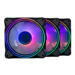 Kit 3x Cooler One Power Radiant X3 120mm RGB Preto - FN-701