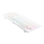 Teclado Óptico Gamer Redragon Brahma PRO Branco RGB Switch Vermelho ABNT2 - K586W-RGB-PRO (PT-RED)