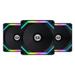 Kit 3x Cooler Redragon Uni Fan by Lian Li RGB c Controladora Preto - UF-SL120-3B SI
