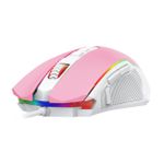 Mouse Gamer Redragon Ranger 12400 DPI Rosa com Branco - M910PW-RGB