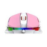 Mouse Gamer Redragon Ranger 12400 DPI Rosa com Branco - M910PW-RGB