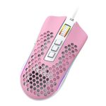 Mouse Gamer Redragon Storm RGB 12400 DPI Rosa - M808PW-RGB