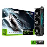 Placa de Video Zotac Gaming RTX 4070 Ti Super Trinity Black Ed - 16GB GDDR6X - ZT-D40730D-10P