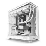 Gabinete Gamer NZXT H6 Flow Branco Mid Tower c/ 3 Fans - CC-H61FW-01