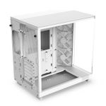 Gabinete Gamer NZXT H6 Flow Branco RGB Mid Tower c/ 3 Fans RGB - CC-H61FW-R1