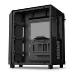 Gabinete Gamer NZXT H6 Flow Mid Tower c/ 3 Fans Preto - CC-H61FB-01