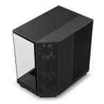 Gabinete Gamer NZXT H6 Flow Mid Tower c/ 3 Fans Preto - CC-H61FB-01