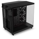 Gabinete Gamer NZXT H6 Flow Mid Tower c/ 3 Fans Preto - CC-H61FB-01