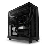 Gabinete Gamer NZXT H6 Flow Mid Tower c/ 3 Fans Preto - CC-H61FB-01