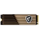 SSD MSI SPATIUM M480 Pro HS 1TB NVMe M.2 2280 PCIe 4.0 Leitura 7400MB/s Gravação 6000MB/s - S78-440L1J0-P83