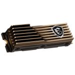SSD MSI SPATIUM M480 Pro HS 1TB NVMe M.2 2280 PCIe 4.0 Leitura 7400MB/s Gravação 6000MB/s - S78-440L1J0-P83