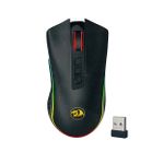 Mouse Gamer Sem Fio Redragon Cobra Pro USB 2.4Ghz RGB Preto - M711-PRO
