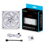 Cooler Lian Li Uni Fan SL120 V2 RGB 120mm Reverse Blade 2000RPM Branco - UF-RSL120V2-1W