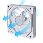 Cooler Lian Li Uni Fan SL120 Infinity RGB 120mm Reverse Blade 2100RPM Branco - UF-RSLIN120-1W WHITE